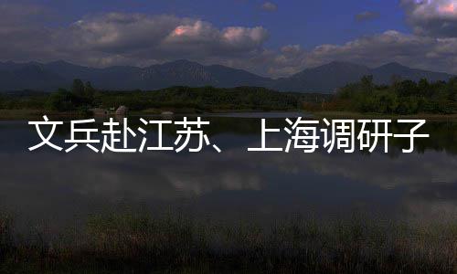 调研项目文兵子企重点业及赴江苏上海